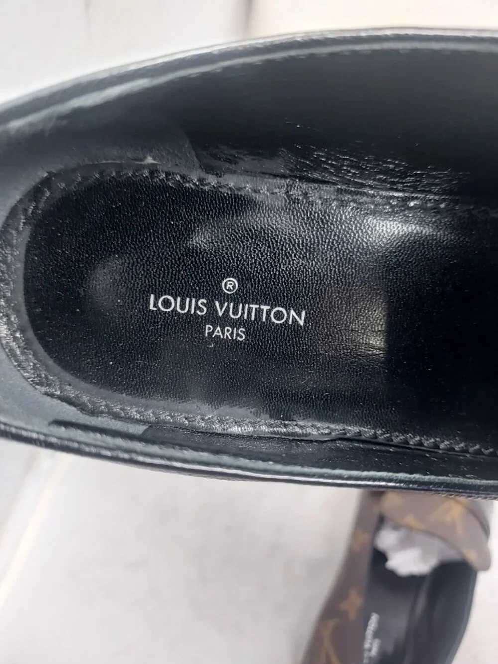Louis Vuitton LV Monogram Brown Women Flat Shoe